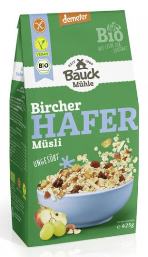 Glutenfreies Hafermüsli Bircher von Bauck Mühle kaufen