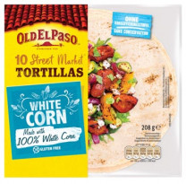 Glutenfreie 10 Mini Tortillas White Corn