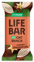 Bio Lifebar Oat Snack Cashew Chocolate Chip - glutenfrei