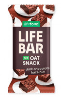 Bio Lifebar Oat Snack Dark Chocolate Hazelnut - glutenfrei