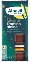 Bio Dominosteine mit Zartbitterschokolade - glutenfrei