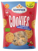 Bio Cookies Cranberry, Mandel & Sesam - glutenfrei