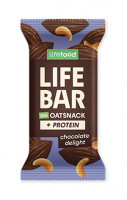 Bio Lifebar Oat Snack Protein Chocolate Delight - glutenfrei