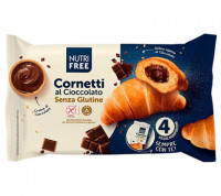 Cornetti al Cioccolato 4 Stück - glutenfrei