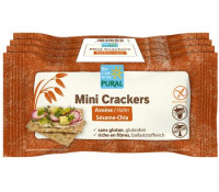 Bio Mini Crackers Hafer Sesam Chia - glutenfrei